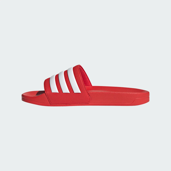 adidas Adilette Shower Slide - Red/White Mens Sandals   - Third Coast Soccer