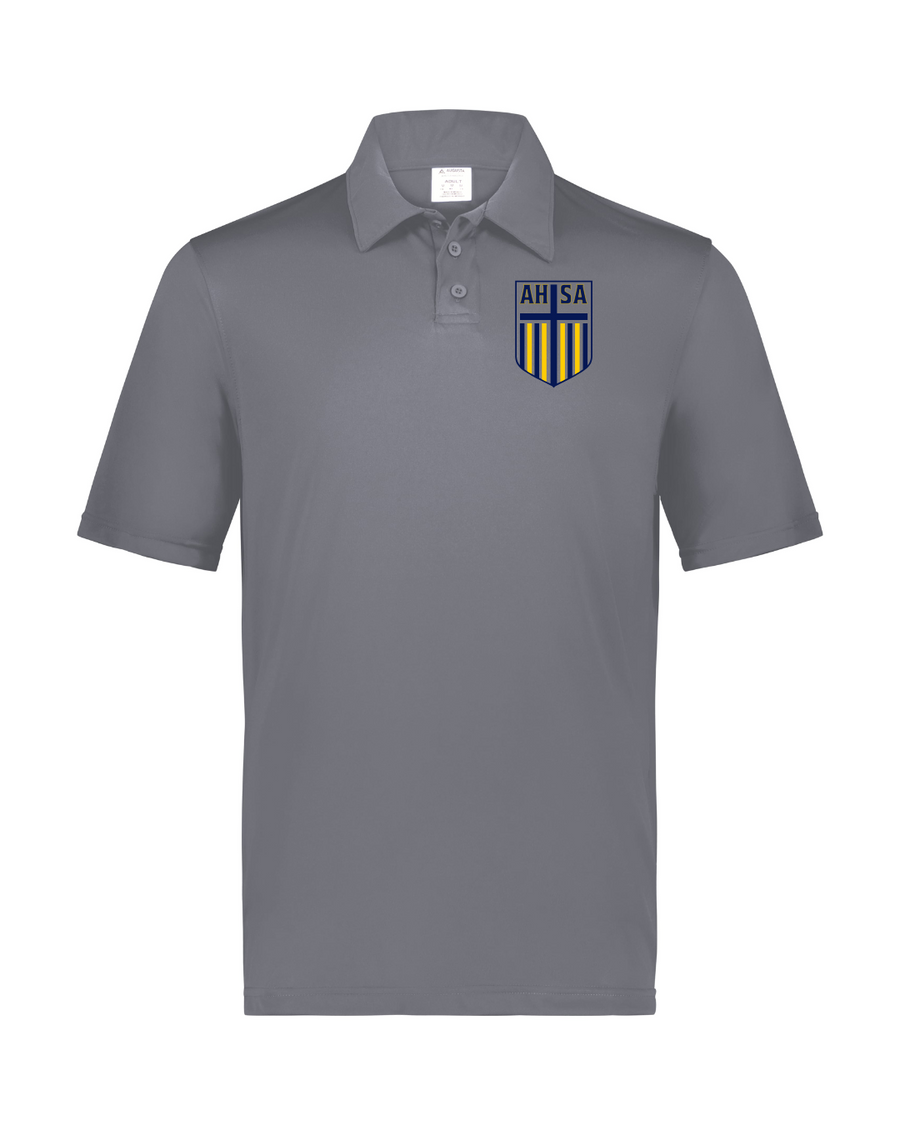 AHSA Men's Augusta Polo - Graphite AHS Athletics - Third Coast Soccer