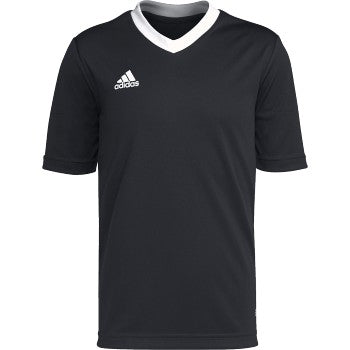 adidas Youth Entrada 22 Jersey - Black/White Jerseys   - Third Coast Soccer