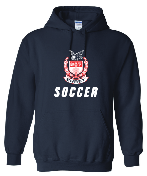 John Ehert HS Hooded Sweatshirt John Ehert HS Navy Mens Small - Third Coast Soccer