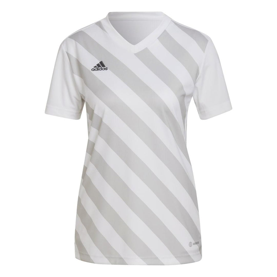 adidas Women's Entrada 22 Graphic Jersey - White/Grey Jerseys - Third Coast Soccer
