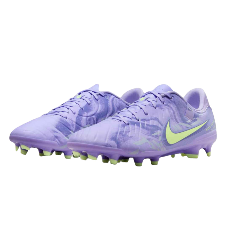 Nike United Tiempo Legend 10 Academy MG/FG - Purple/Volt Men's Footwear - Third Coast Soccer