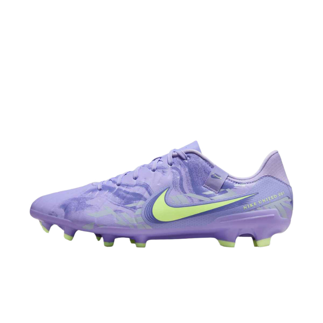 Nike United Tiempo Legend 10 Academy MG/FG - Purple/Volt Men's Footwear - Third Coast Soccer