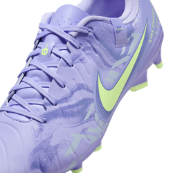 Nike United Tiempo Legend 10 Academy MG/FG - Purple/Volt Men's Footwear - Third Coast Soccer