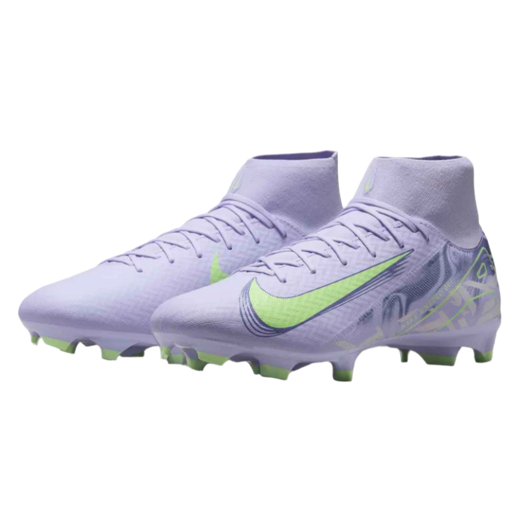 Nike United Mercurial Superfly 10 Academy MG/FG - Purple/Volt Men's Footwear - Third Coast Soccer