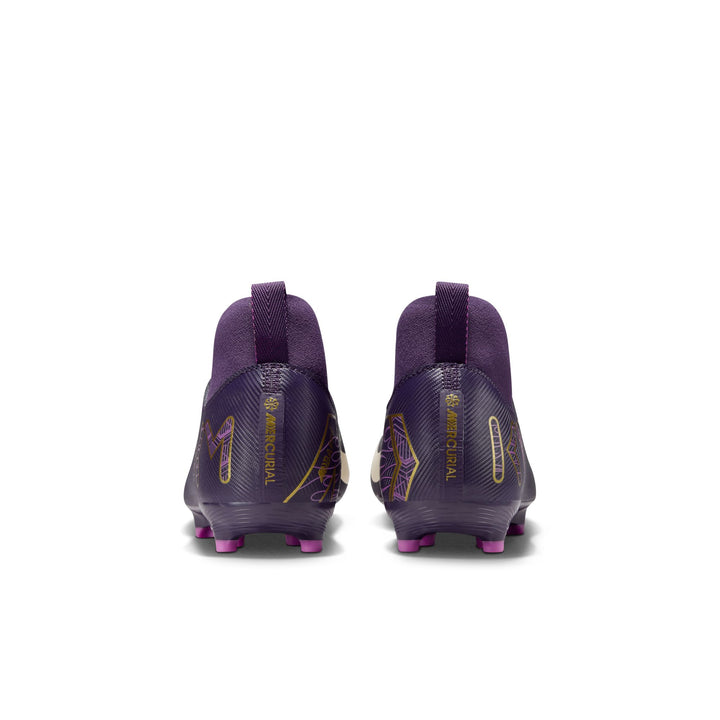 Nike Youth Mercurial Superfly 10 Mbappe Academy FG - Purple/Ivory Youth Footwear - Third Coast Soccer