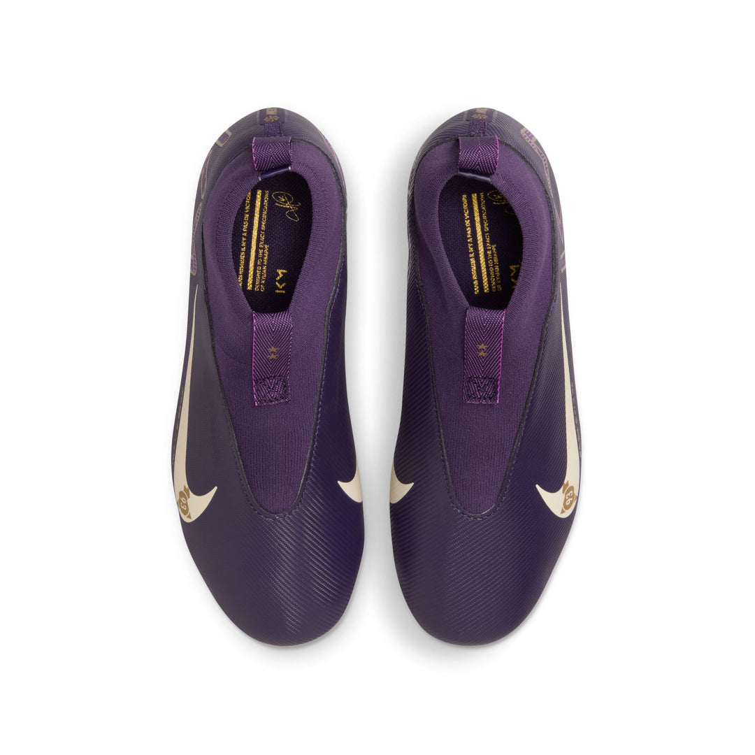 Nike Youth Mercurial Superfly 10 Mbappe Academy FG - Purple/Ivory Youth Footwear - Third Coast Soccer