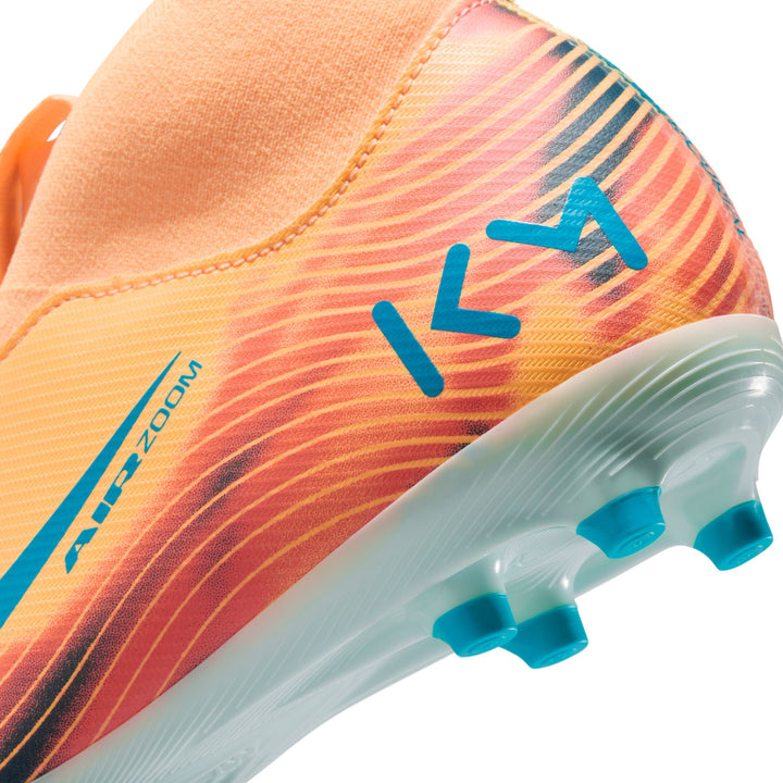 Nike Youth Mercurial Superfly 10 Academy Mbappe FG - Melon/Turquoise