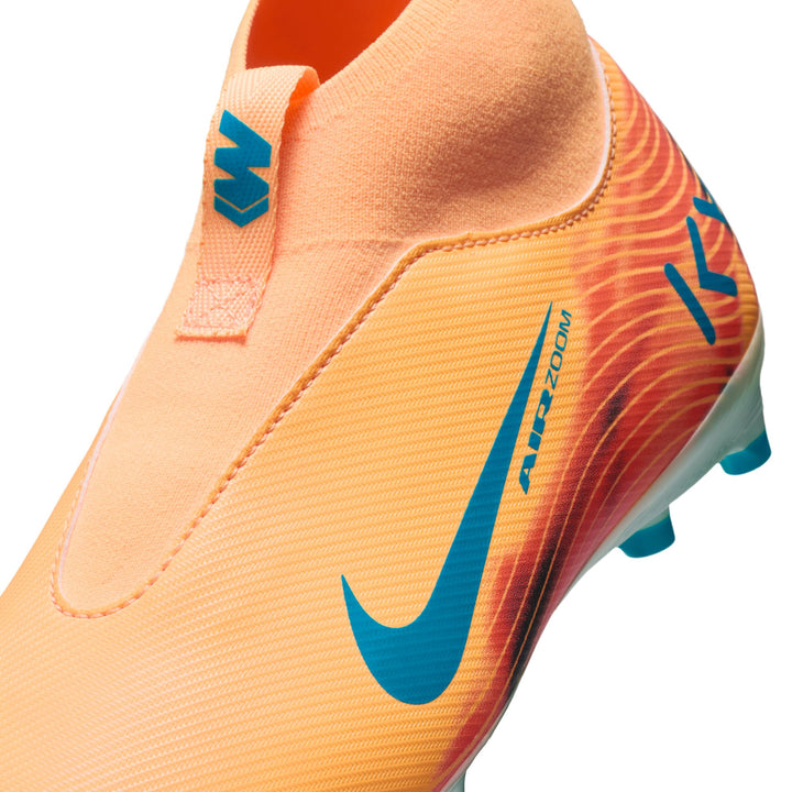 Nike Youth Mercurial Superfly 10 Academy Mbappe FG - Melon/Turquoise