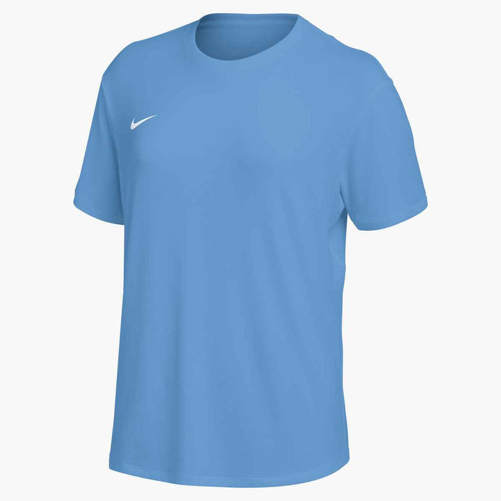 Nike Women's One Relaxed SS Top Training Wear Valor Blue/White Womens XSmall - Third Coast Soccer