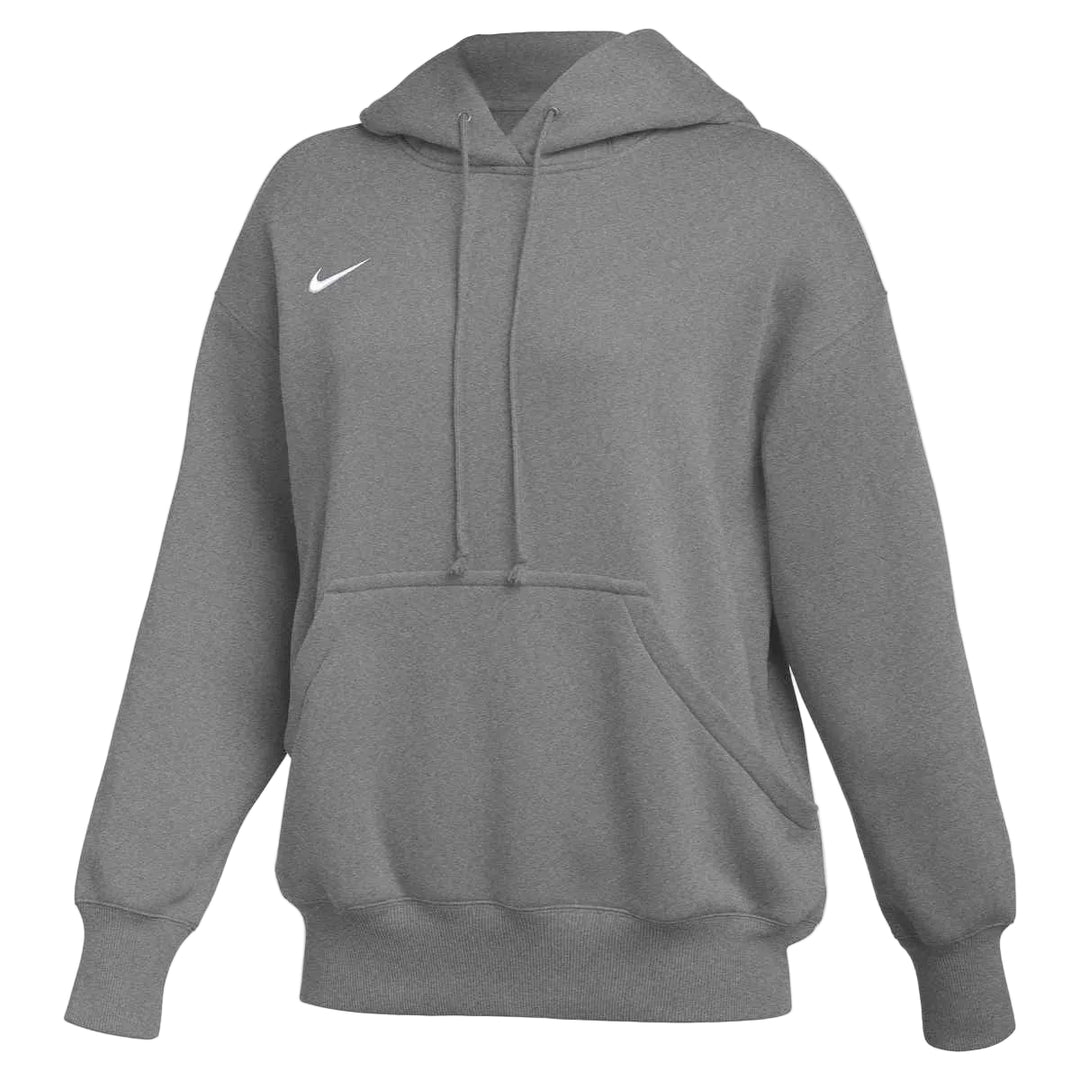 Nike Women's Phoenix Fleece Hoody Training Wear Dark Heather Grey Womens XSmall - Third Coast Soccer