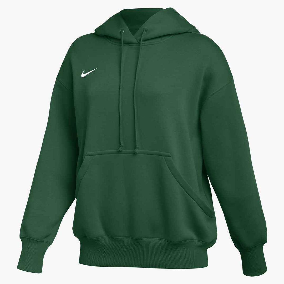Nike Women's Phoenix Fleece Hoody Training Wear Gorge Green/White Womens XSmall - Third Coast Soccer