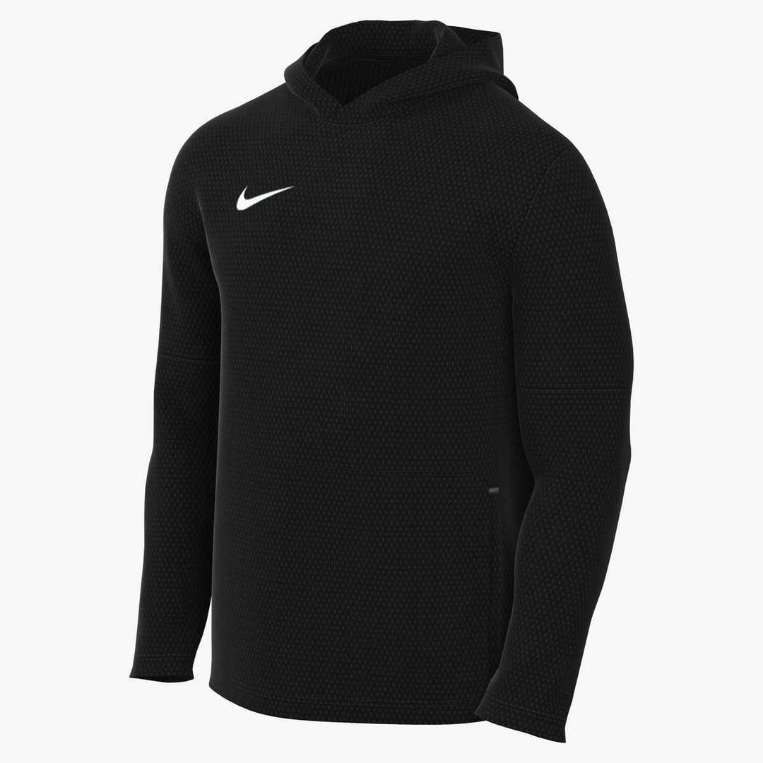 Nike Men's Dri-FIT Lightweight Long-Sleeve Hoodie Training Wear Black/White Mens XSmall - Third Coast Soccer
