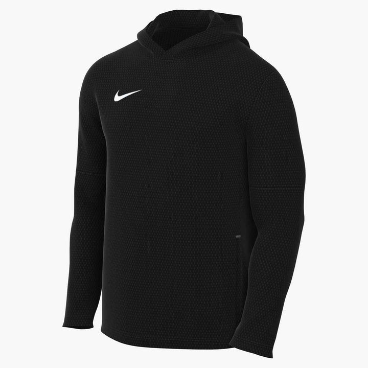 Nike Men's Dri-FIT Lightweight Long-Sleeve Hoodie Training Wear Black/White Mens XSmall - Third Coast Soccer