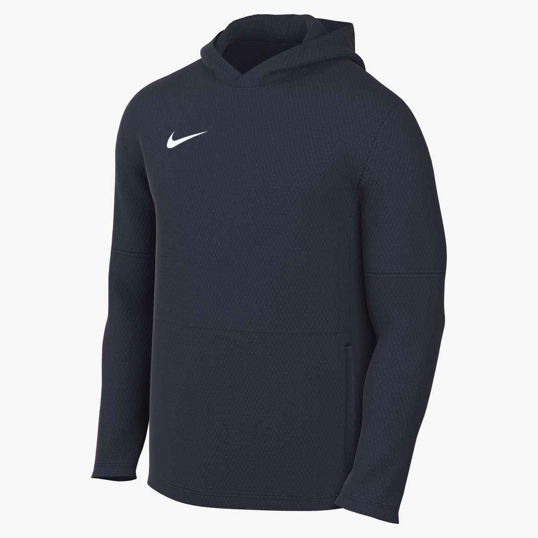Nike Men's Dri-FIT Lightweight Long-Sleeve Hoodie Training Wear College Navy/White Mens XSmall - Third Coast Soccer