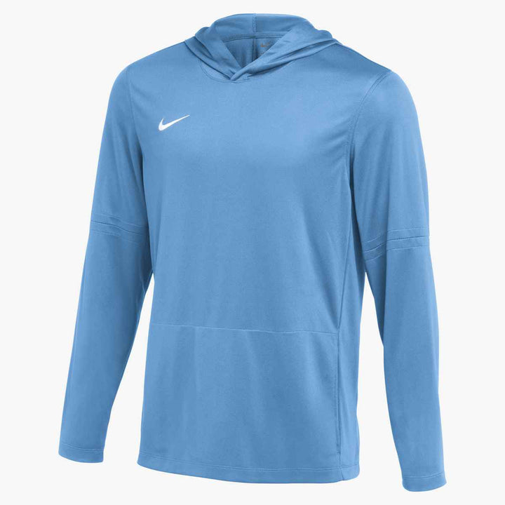 Nike Men's Dri-FIT Lightweight Long-Sleeve Hoodie Training Wear Valor Blue/White Mens XSmall - Third Coast Soccer