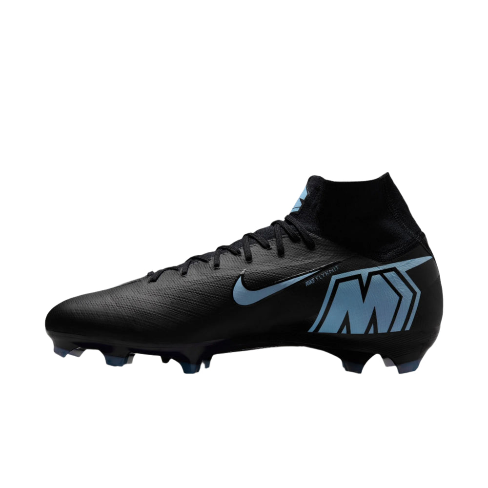 Nike Mercurial Superfly 10 Pro FG - Black/Ice Blue Men's Footwear - Third Coast Soccer