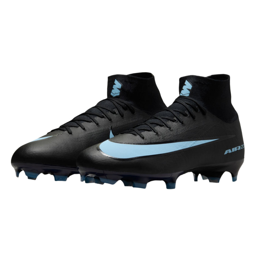Nike Mercurial Superfly 10 Pro FG - Black/Ice Blue Men's Footwear - Third Coast Soccer