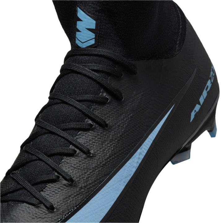 Nike Mercurial Superfly 10 Pro FG - Black/Ice Blue Men's Footwear - Third Coast Soccer