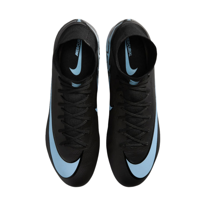Nike Mercurial Superfly 10 Pro FG - Black/Ice Blue Men's Footwear - Third Coast Soccer