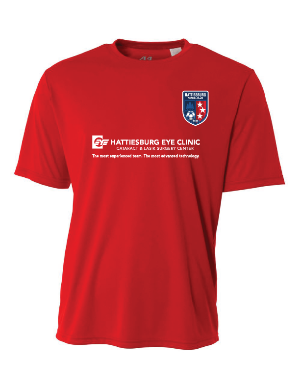 A4 HFC Youth Training Jersey - Red Hattiesburg FC 2023-2025 Youth Small Red - Third Coast Soccer