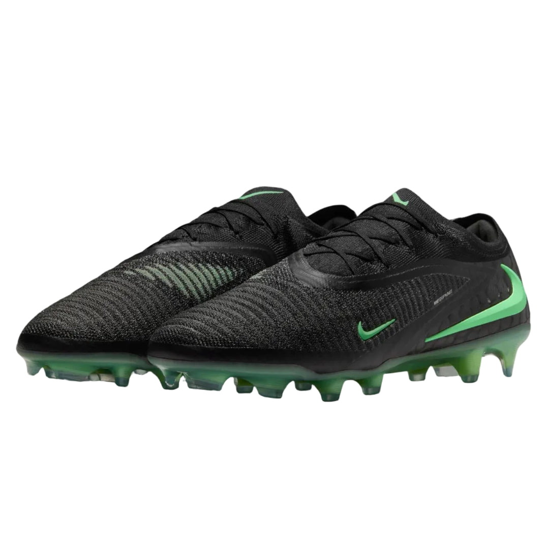 Nike Phantom 6 Low Elite FG - Black/Illusion Green Men's Footwear - Third Coast Soccer