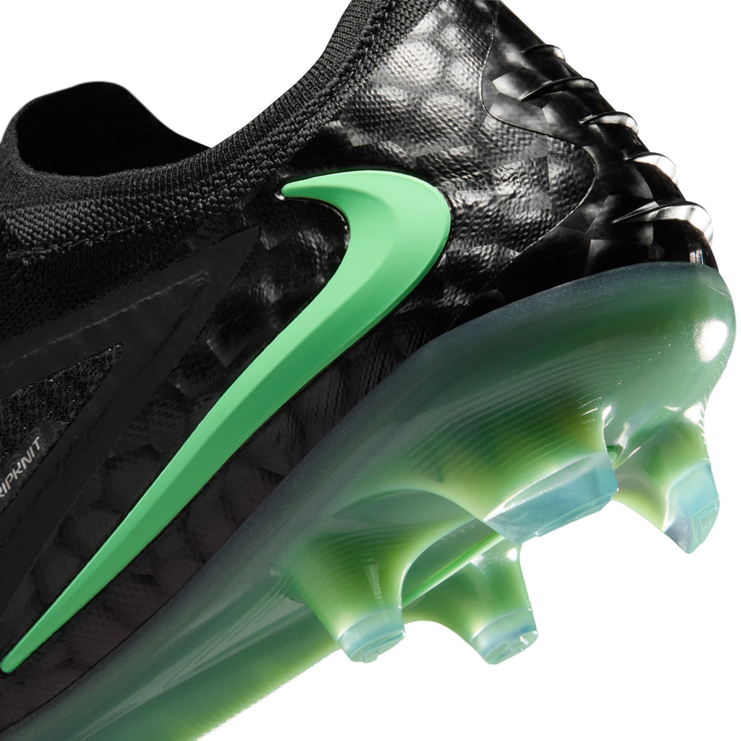 Nike Phantom 6 Low Elite FG - Black/Illusion Green Men's Footwear - Third Coast Soccer