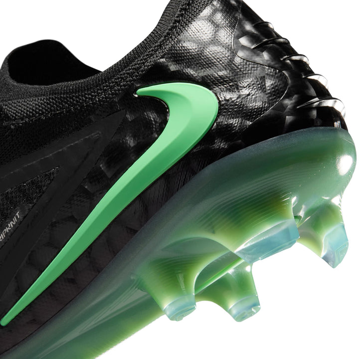 Nike Phantom 6 Low Elite FG - Black/Illusion Green Men's Footwear - Third Coast Soccer
