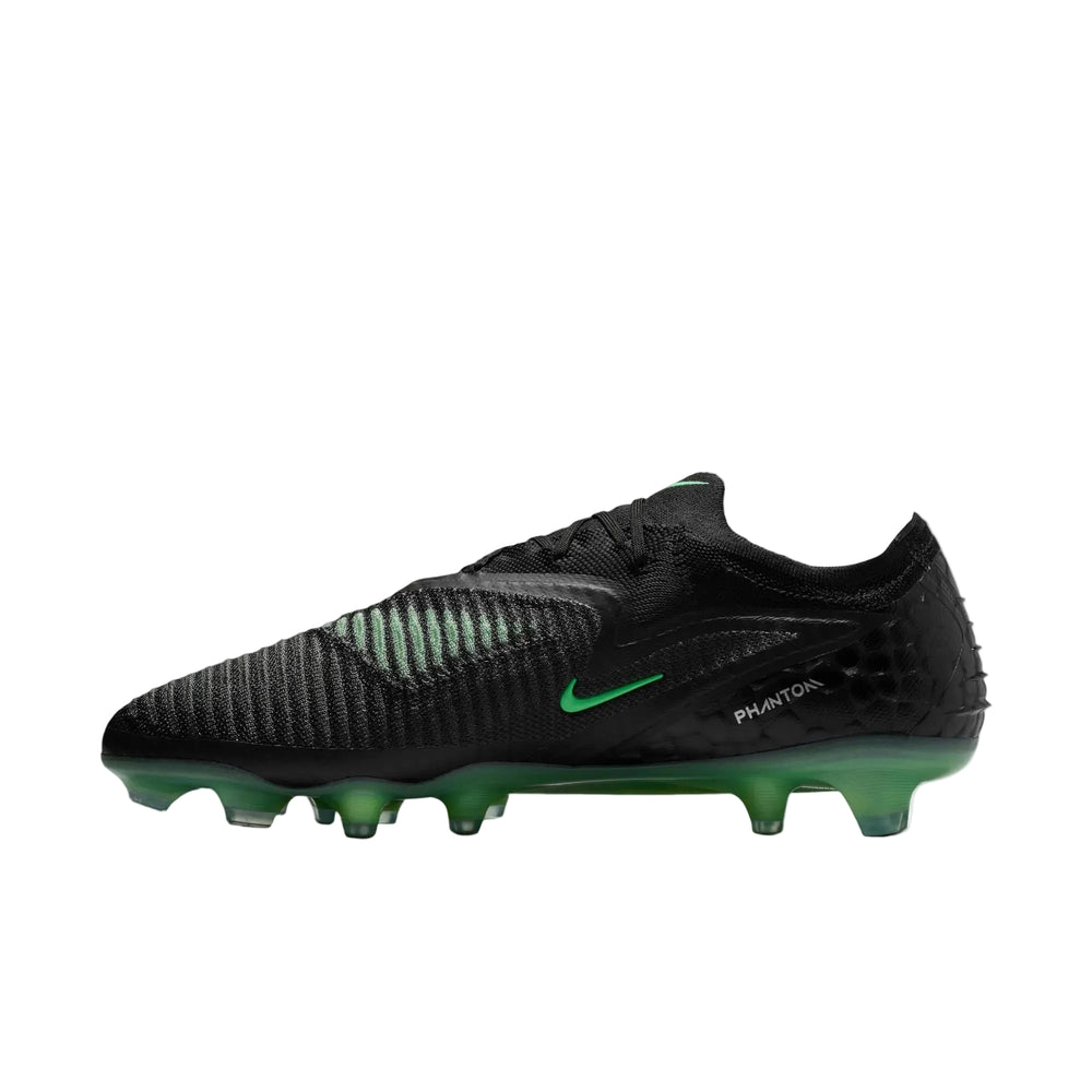 Nike Phantom 6 Low Elite FG - Black/Illusion Green Men's Footwear - Third Coast Soccer