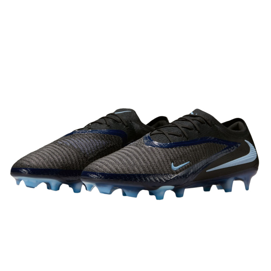 Nike Phantom 6 Low Elite FG - Black/Ice Blue Men's Footwear - Third Coast Soccer
