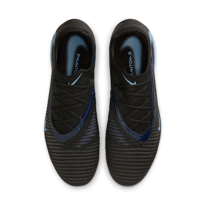Nike Phantom 6 Low Elite FG - Black/Ice Blue Men's Footwear - Third Coast Soccer