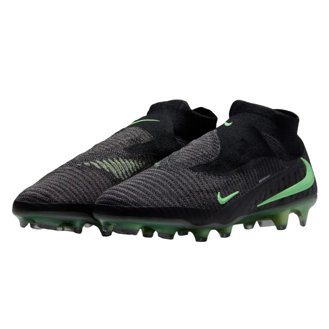 Nike Phantom 6 High Elite FG - Black/Illusion Green Men's Footwear - Third Coast Soccer