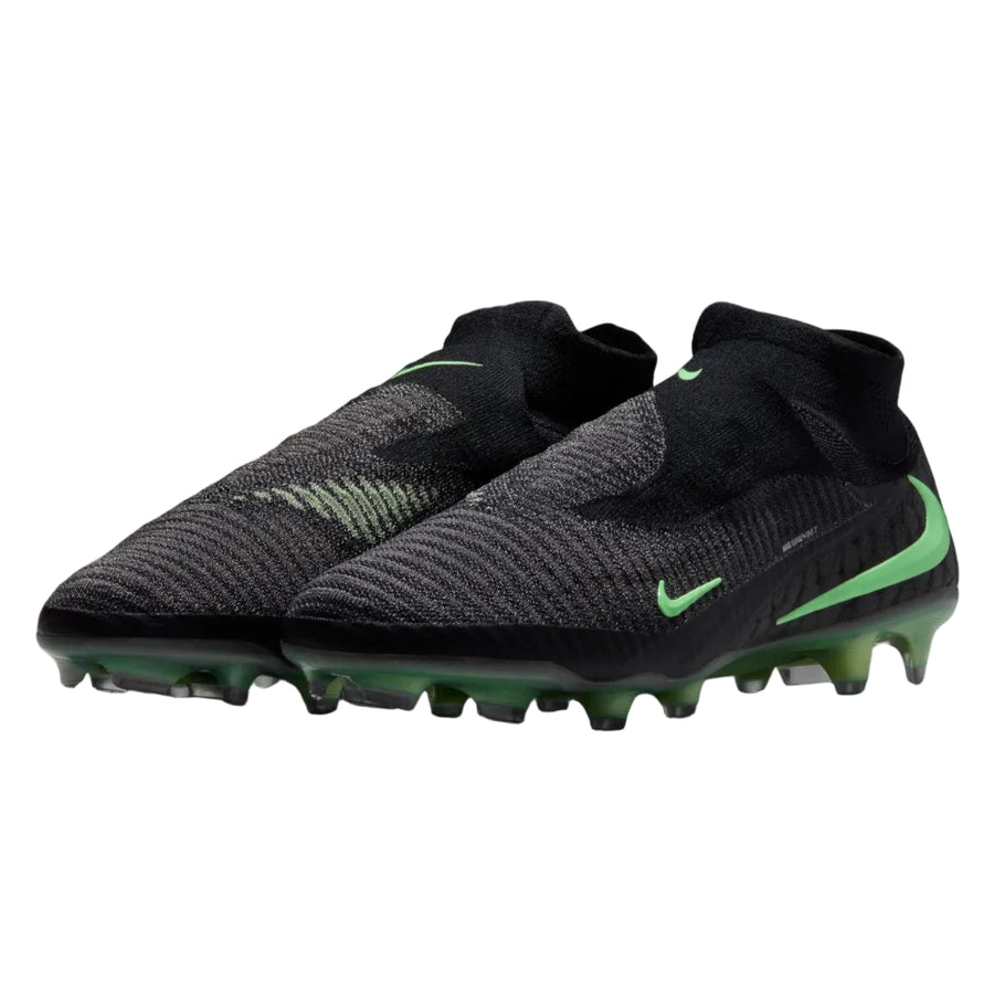 Nike Phantom 6 High Elite FG - Black/Illusion Green Men's Footwear - Third Coast Soccer