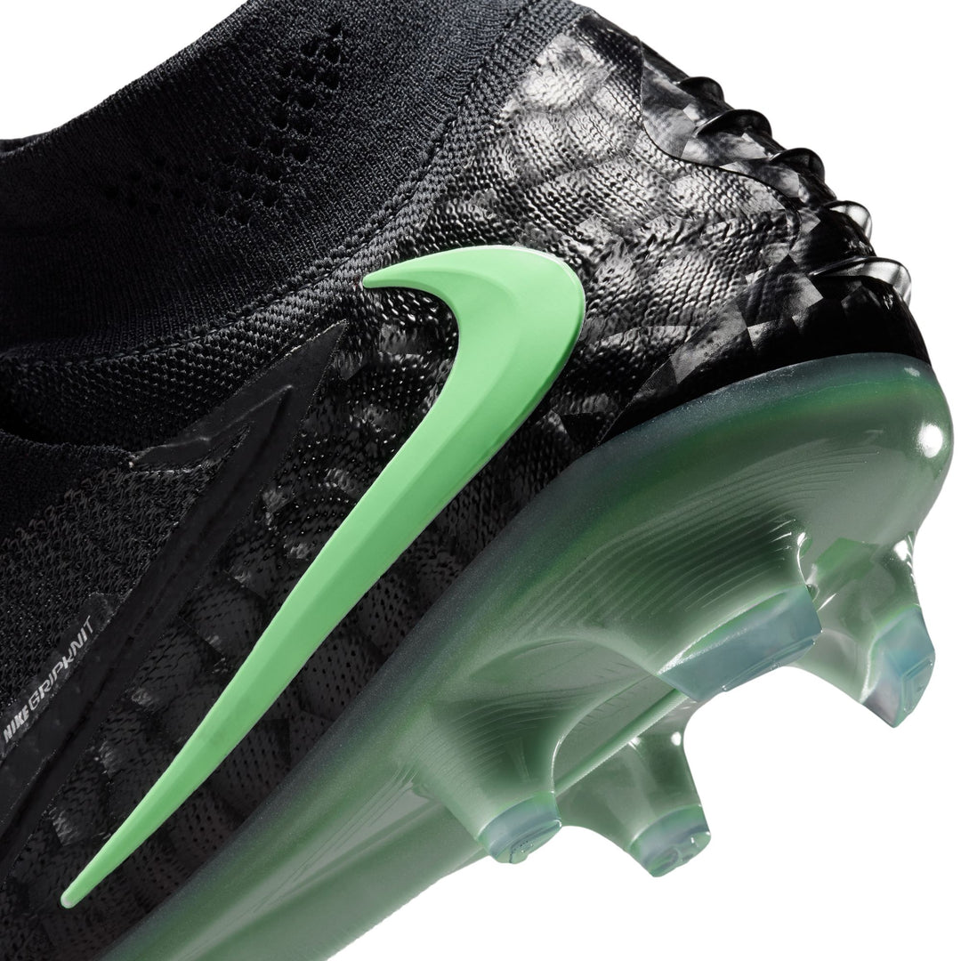 Nike Phantom 6 High Elite FG - Black/Illusion Green Men's Footwear - Third Coast Soccer