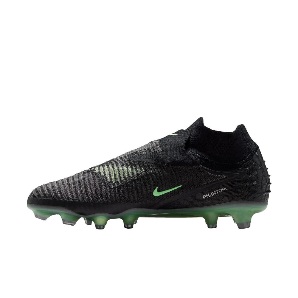 Nike Phantom 6 High Elite FG - Black/Illusion Green Men's Footwear - Third Coast Soccer