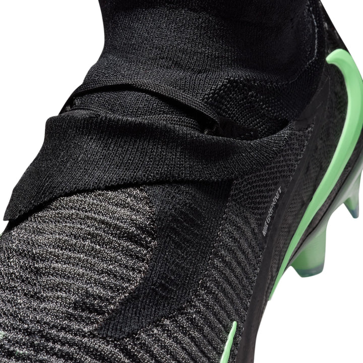 Nike Phantom 6 High Elite FG - Black/Illusion Green Men's Footwear - Third Coast Soccer