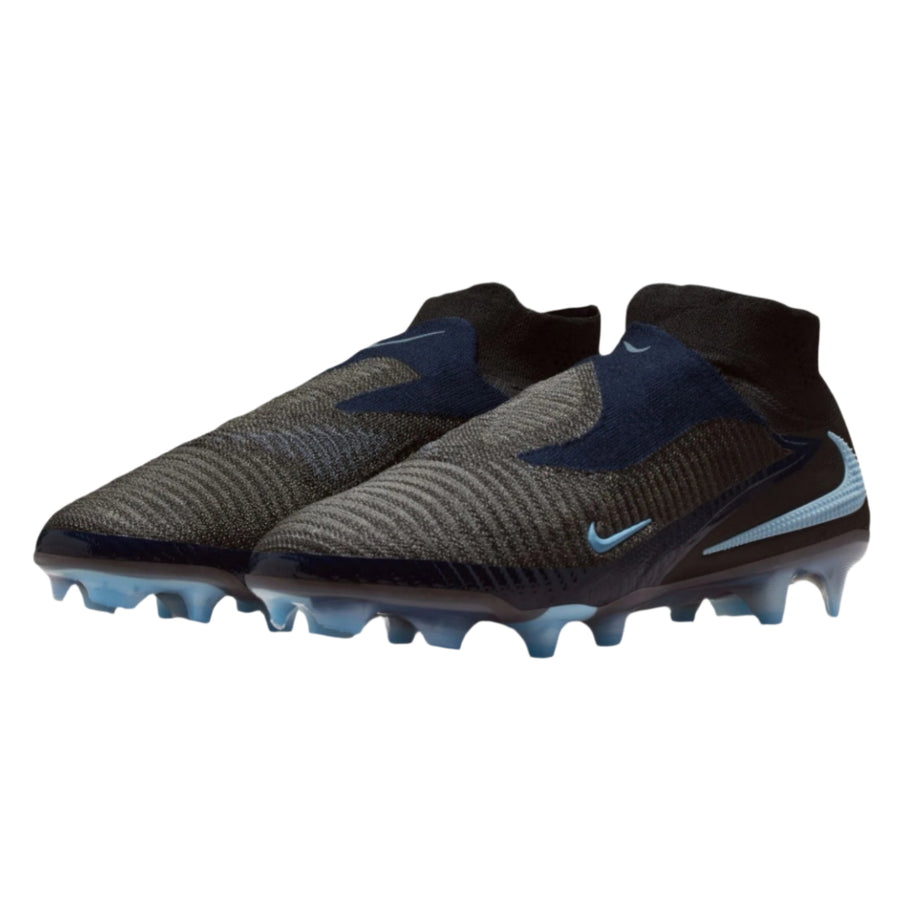 Nike Phantom 6 High Elite FG - Black/Ice Blue Men's Footwear - Third Coast Soccer