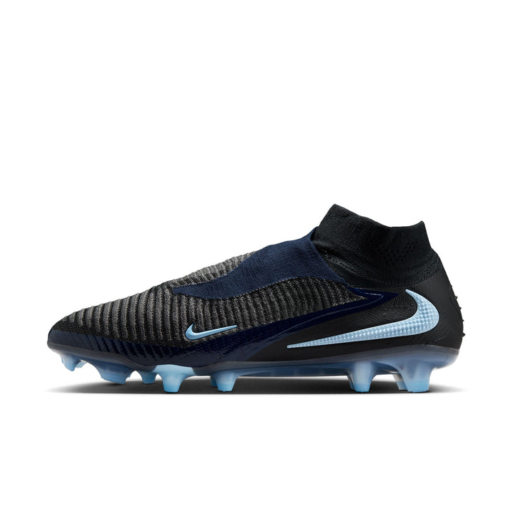Nike Phantom 6 High Elite FG - Black/Ice Blue Men's Footwear - Third Coast Soccer