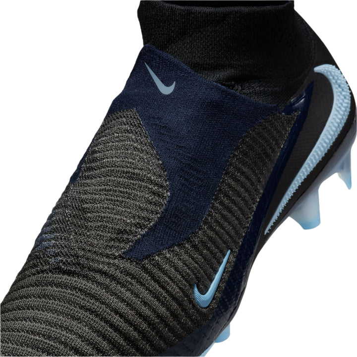 Nike Phantom 6 High Elite FG - Black/Ice Blue Men's Footwear - Third Coast Soccer