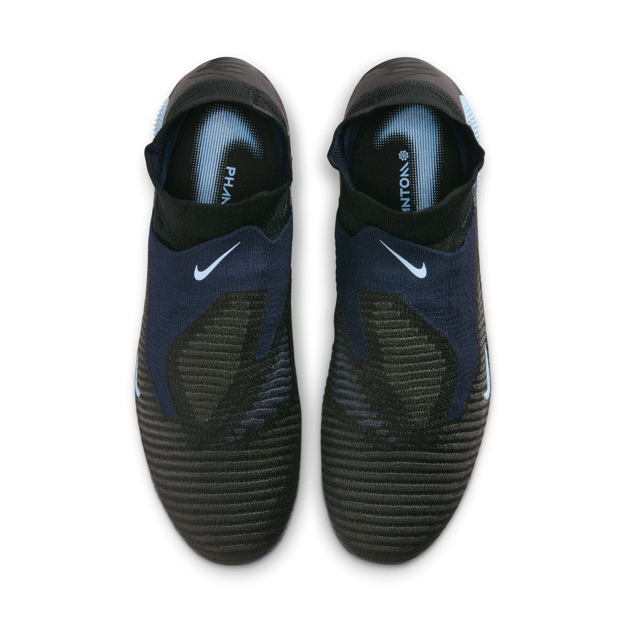 Nike Phantom 6 High Elite FG - Black/Ice Blue – Third Coast Soccer