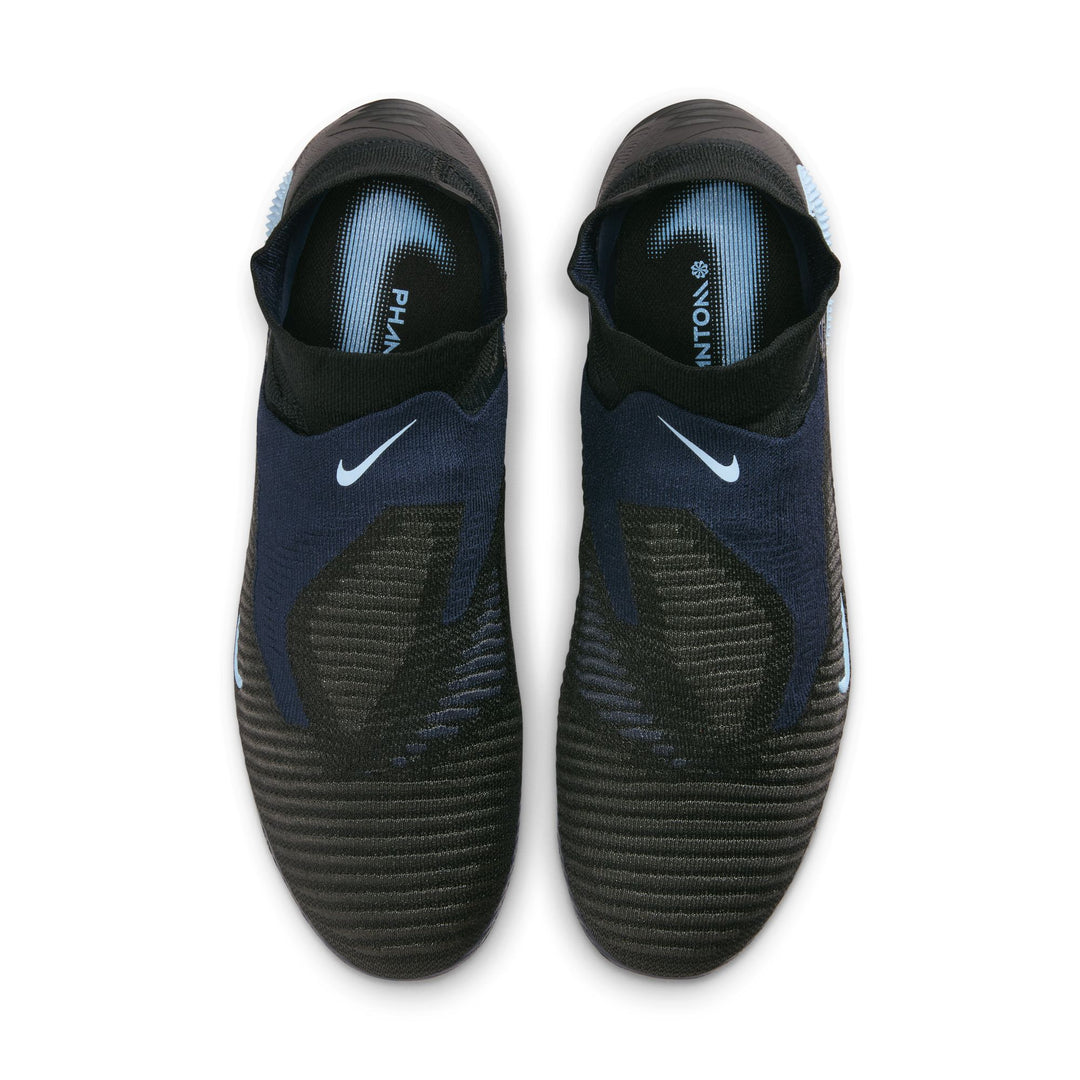 Nike Phantom 6 High Elite FG - Black/Ice Blue Men's Footwear - Third Coast Soccer