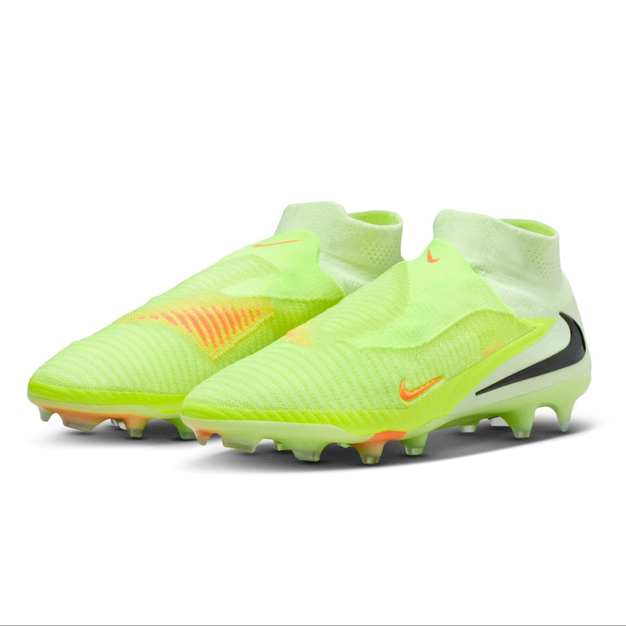 Nike Phantom 6 High Elite FG - Crimson/Black/Limelight Men's Footwear - Third Coast Soccer