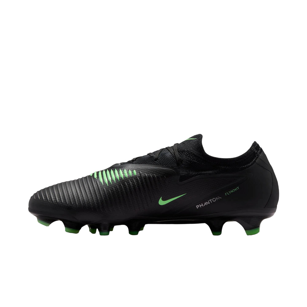 Nike Phantom 6 Low Pro FG - Black/Illusion Green Men's Footwear - Third Coast Soccer