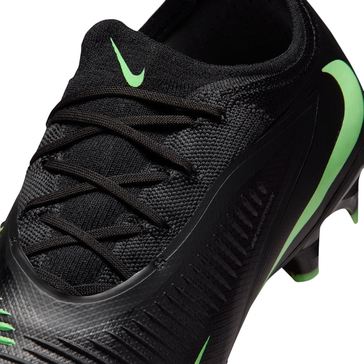 Nike Phantom 6 Low Pro FG - Black/Illusion Green Men's Footwear - Third Coast Soccer