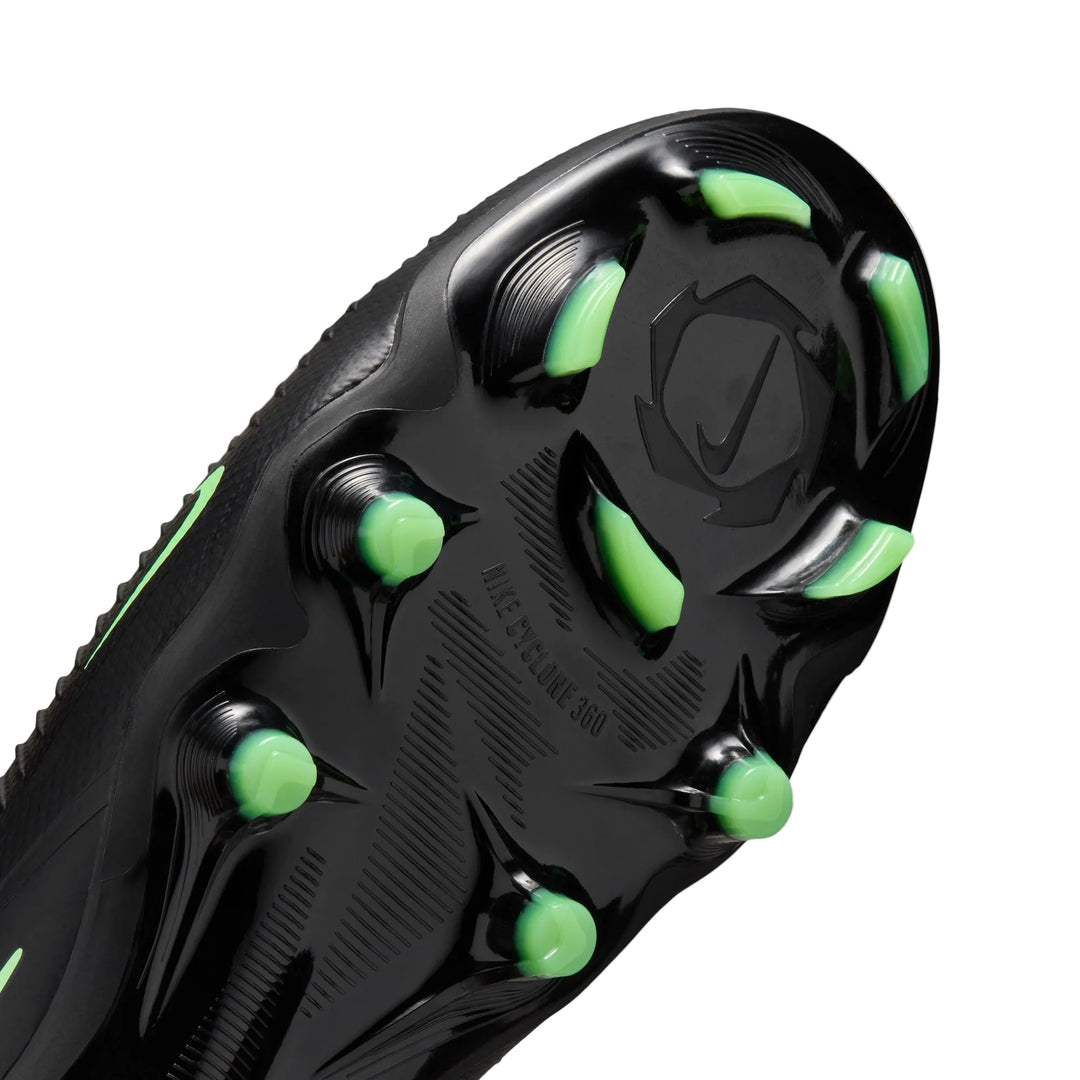 Nike Phantom 6 Low Pro FG - Black/Illusion Green Men's Footwear - Third Coast Soccer