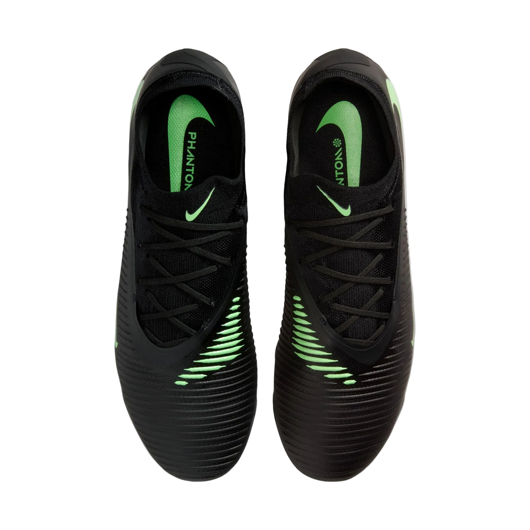 Nike Phantom 6 Low Pro FG - Black/Illusion Green Men's Footwear - Third Coast Soccer