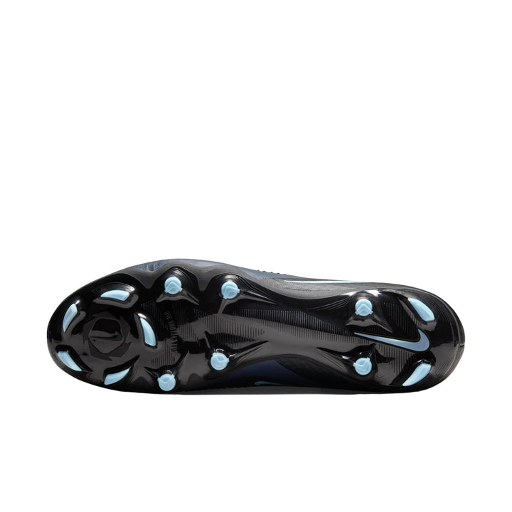 Nike Phantom 6 Low Academy FG/MG - Black/Ice Blue Men's Footwear - Third Coast Soccer