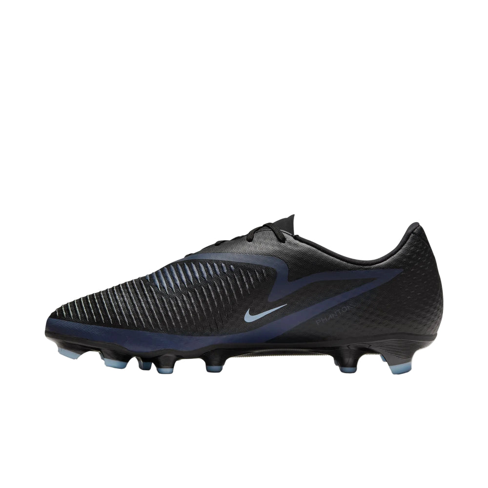 Nike Phantom 6 Low Academy FG/MG - Black/Ice Blue Men's Footwear - Third Coast Soccer