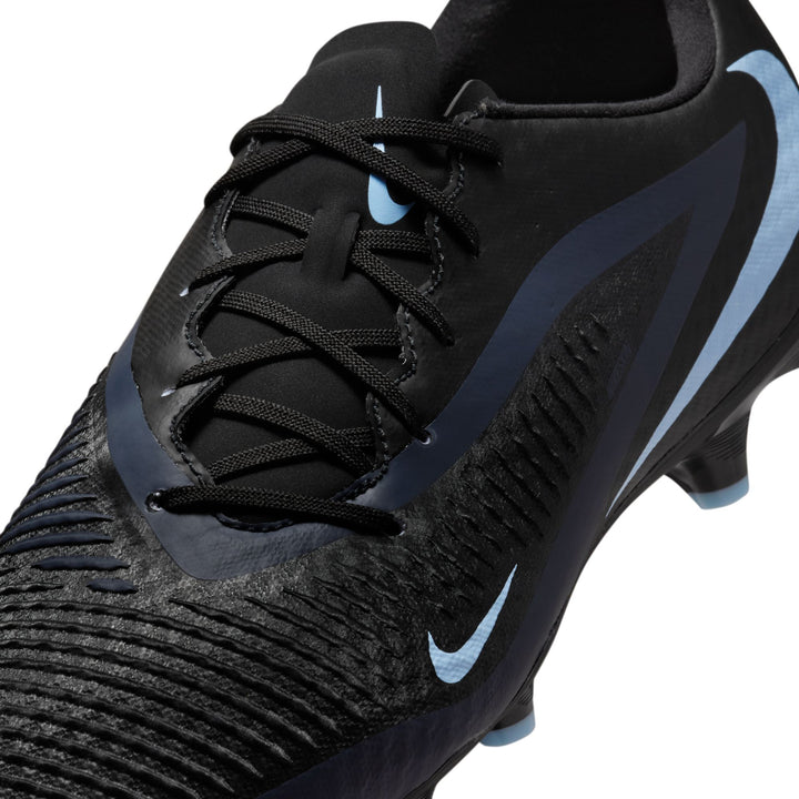 Nike Phantom 6 Low Academy FG/MG - Black/Ice Blue Men's Footwear - Third Coast Soccer