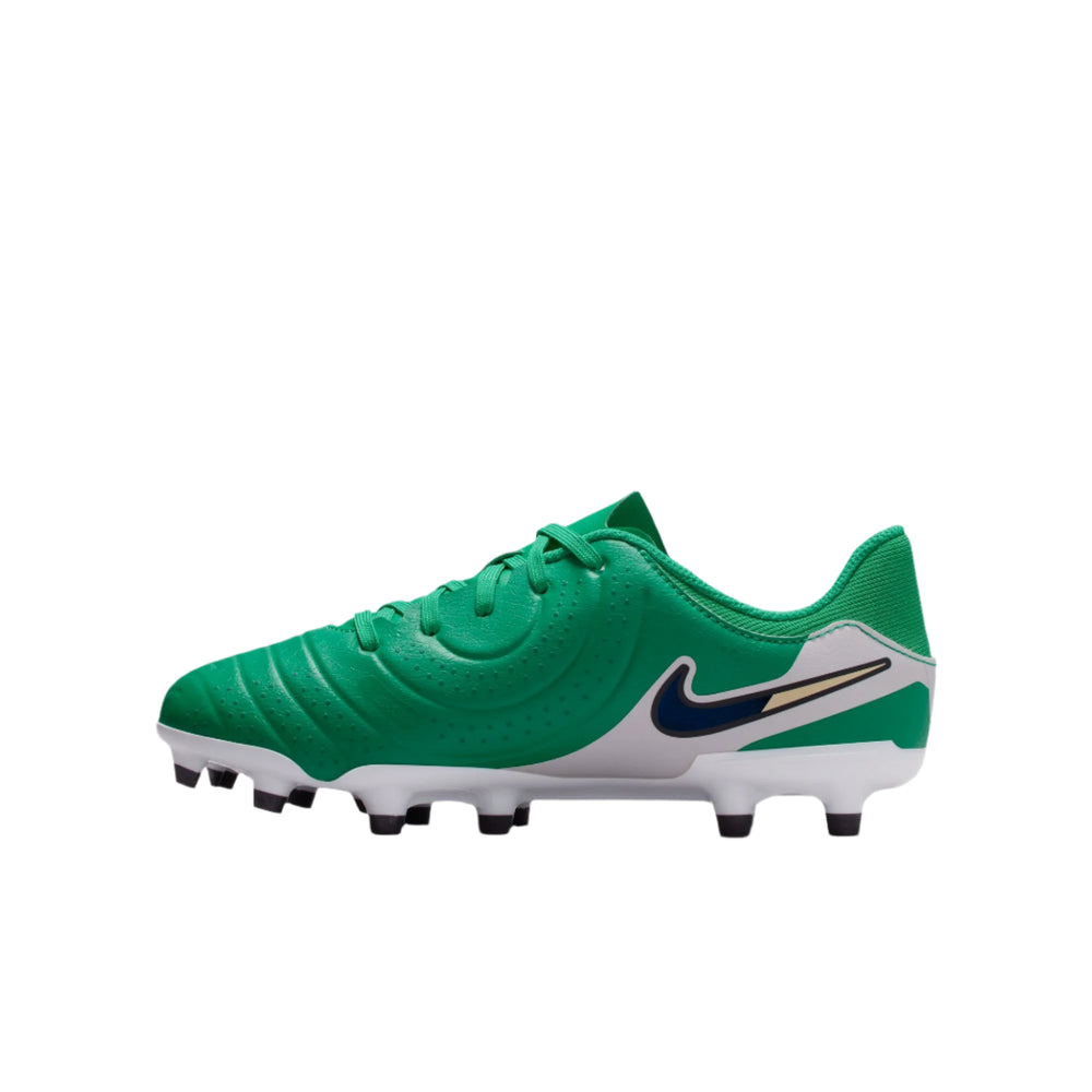 Nike Youth Legend 10 Academy FG/MG - Green/Obsidian Youth Footwear - Third Coast Soccer